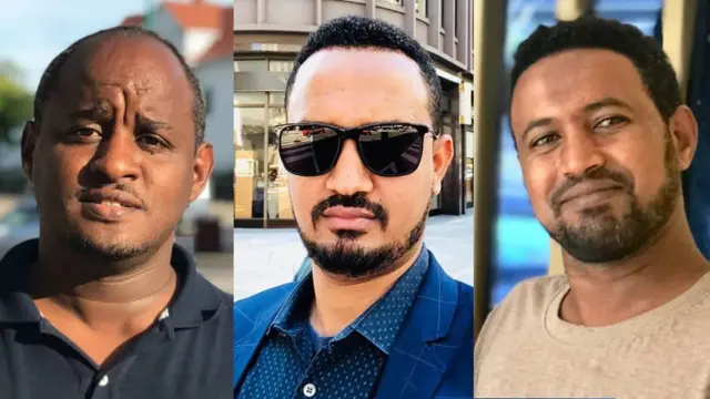 ንጡፋት ማሕበራዊ ሚድያ ዳንኤል ብርሃነ (ፀጋም)፣ ኣሉላ ሰሎሞንን መሓሪ ዮውሃን (የማን)