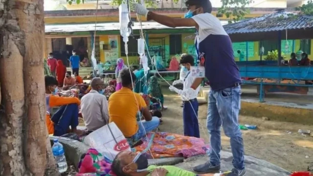 हैजाका बिरामीहरू