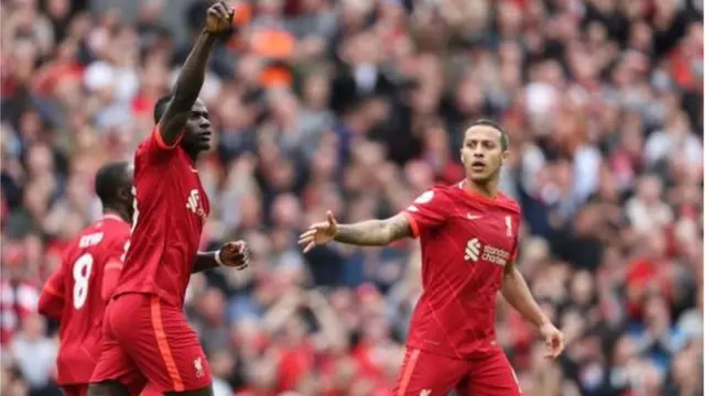 Sadio Mane celebrate