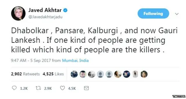 गौरी लंकेश, हत्या, पत्रकार, वामपंथी, हिंदूवादी, दक्षिणपंथी, सोशल मीडिया
