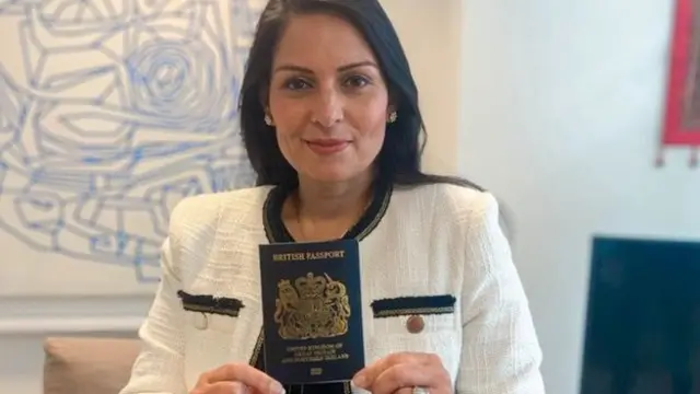 وزيرة الداخلية البريطانية بريتي باتيل