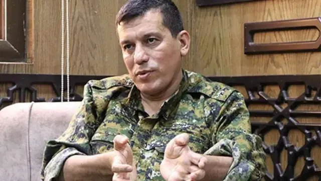 القائد العام لقوات سوريا الديمقراطية مظلوم عبدي