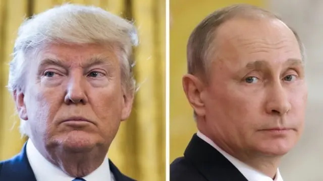Donald Trump and Vladimir Putin