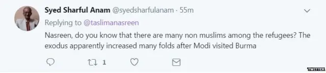 तस्लीमा नसरीन, बांग्लादेश, रोहिंग्या, म्यांमार, हिंदू, बौद्ध, मुस्लिम