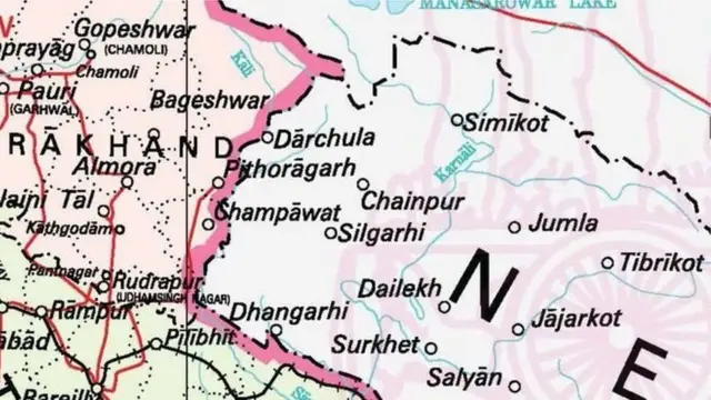नेपाल नक्शा