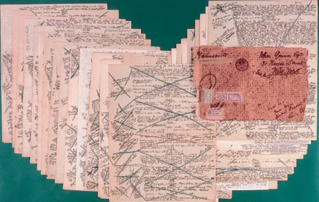 Manuscrito del episodio "Circe" de "Ulises".