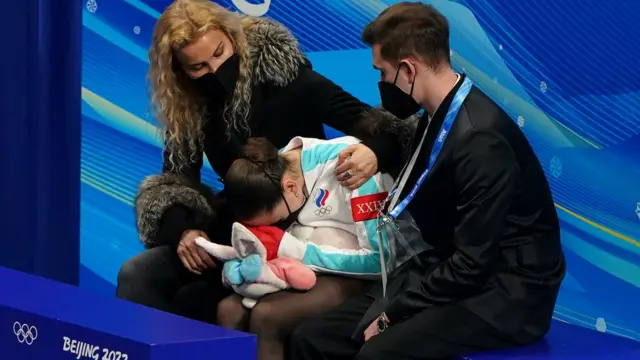 Валієва і тренерка