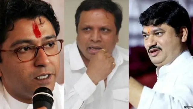 राज ठाकरे, आशिष शेलार आणि धनंजय मुंडे