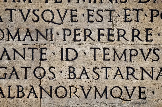 Res gestae Divi Augusti en Roma.