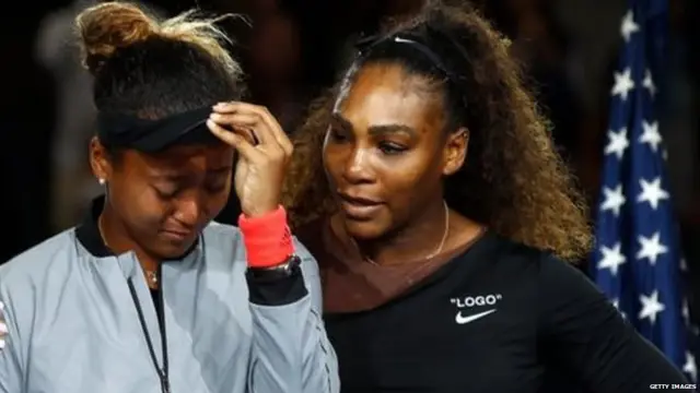 ਯੂਐਸ ਓਪਨ ਦੇ ਫ਼ਾਈਨਲ 'ਚ ਜਾਪਾਨ ਦੀ ਨੌਜਵਾਨ ਖਿਡਾਰੀ ਓਸਾਕਾ ਤੋਂ ਹਾਰੀ ਸੈਰੇਨਾ ਵਿਲੀਅਮਜ਼