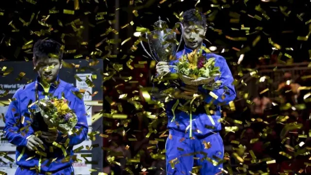 樊振东和马珑在2017年6月上旬杜塞尔多夫世界乒乓球锦标赛上。