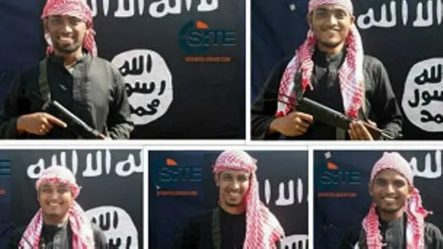 গুলশানে হামলার পর ইসলামিক স্টেট জঙ্গি গোষ্ঠী তাদের বার্তা সংস্থা 'আমাক' এ পাঁচ হামলাকারীর ছবি প্রকাশ করে।