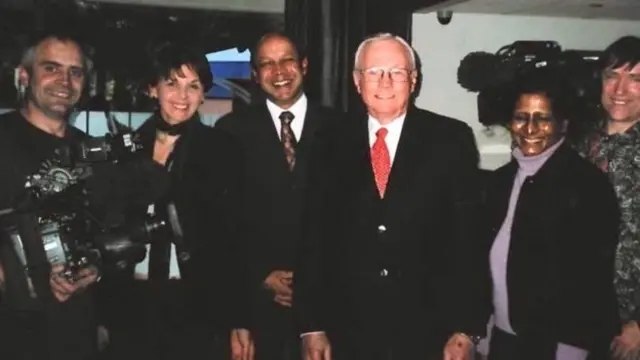 BBC ekibi ve Neil Armstrong