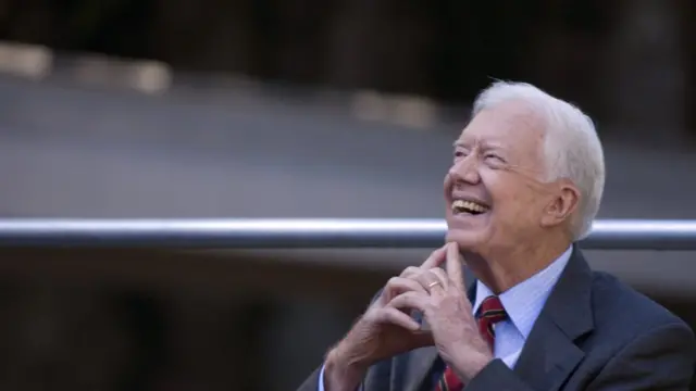 Jimmy Carter,slotsforbingo95 anos, que saiu da Presidência dos Estados Unidosslotsforbingo1981, aos 56 anos