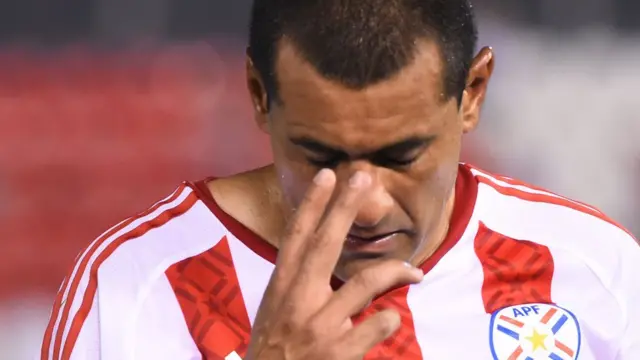 Paulo da Silva tras la derrota frente a Perú