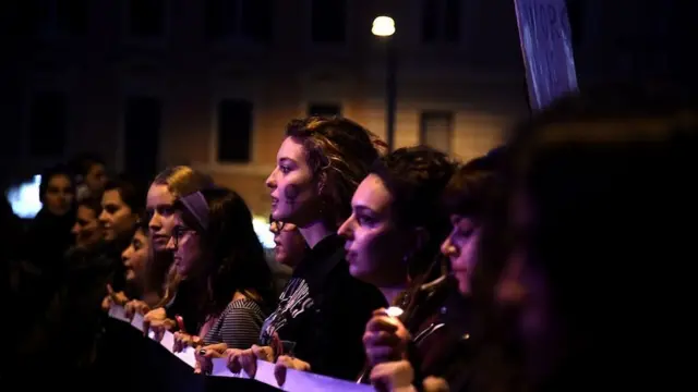 Kadın protestocular