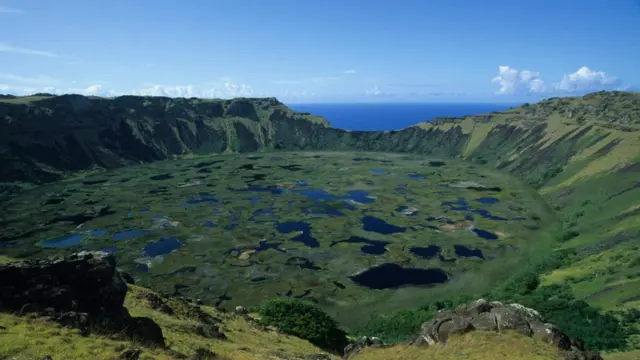 Cráter del volcán Ranu Kau.