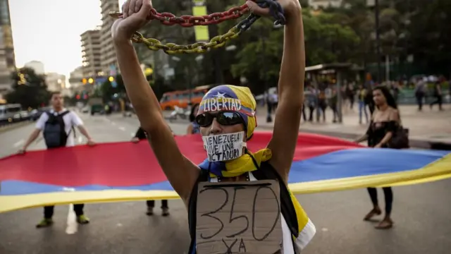 Protesta en Venezuela