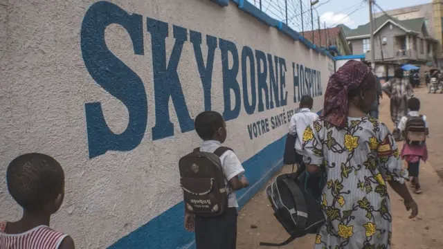 يوجد بمدينة بوكافو مرافق صحية محدودة