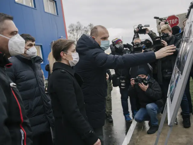 Ministar zdravlja Zlatibor Lončar i premijerka Srbije Ana Brnabić