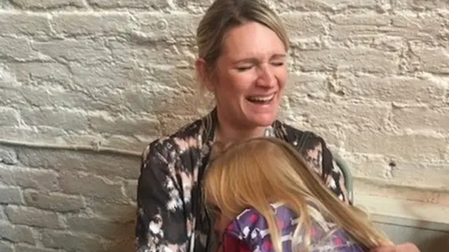 Deb and one of her children