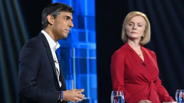 Риши Сунак и Лиз Трасс