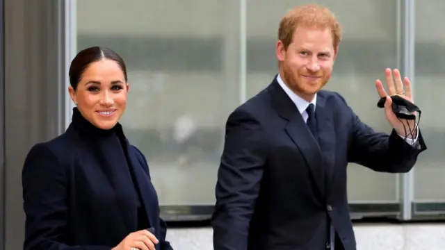 Meghan Markle y el príncipe Harry