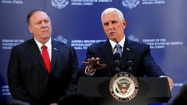 Mike Pompeo and Mike Pence