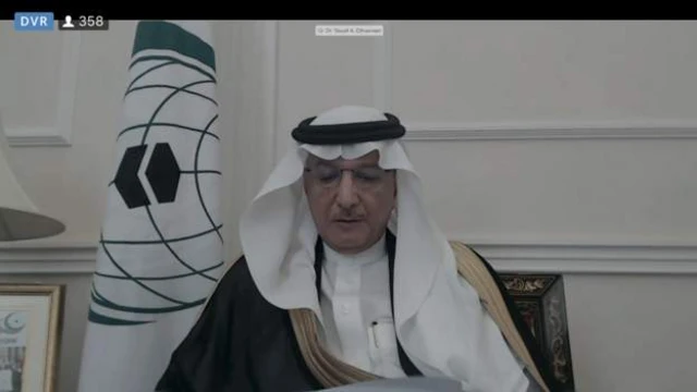 د اسلامي هېوادونو د همکارۍ سازمان مشر یوسف احمد عثیمین وايي اسلامي هېوادونو د همکارۍ سازمان د افغان سولې ملاتړی دی.