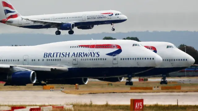 Самолеты British Airways ы Хитроу