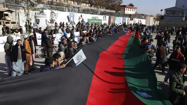 تطاهرات کابل به حمایت عبدالله عبدالله