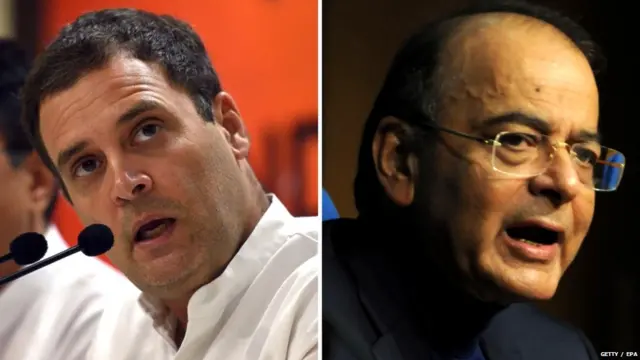 राहुल गांधी, अरुण जेटली