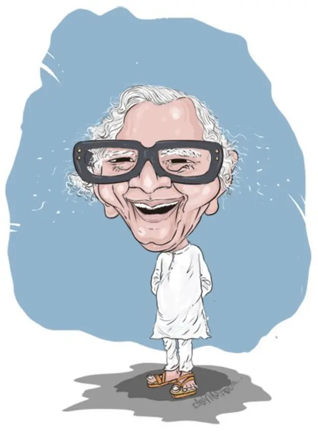 પ્રકાશ ન શાહનું વ્યંગચિત્ર