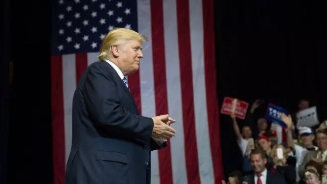 Donald Trump en campaña