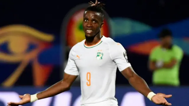 Wilfried Zaha , l'un des buteurs du match