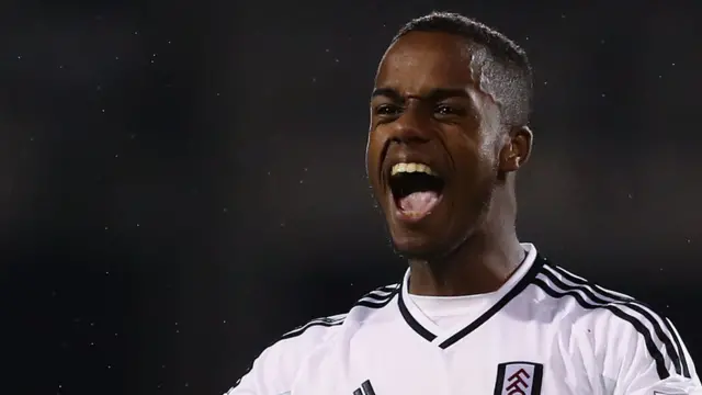 Fulham forward Ryan Sessegnon