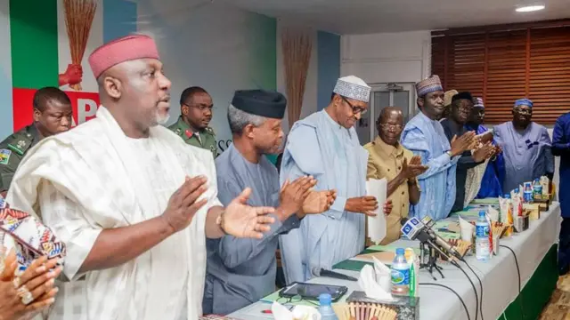 awọn ọmọ ẹgbẹ APC nínú ìpàdé