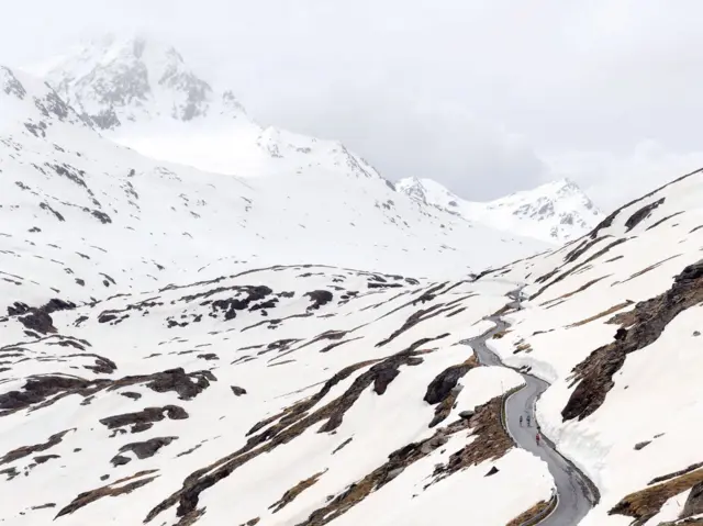 इटली के आल्प्स पर्वत पर मौजूद गैविया पास