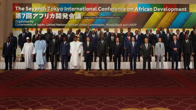 Buhari n'ime ọgbakọ TICAD7