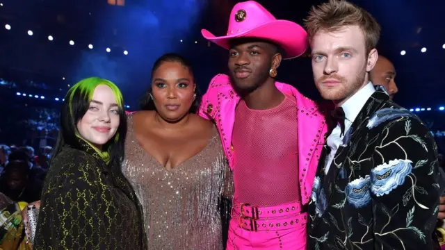 Billie Ellish, Lizzo, Lil Nas X y Finneas, todos ganadores en esta edición de los Grammy.