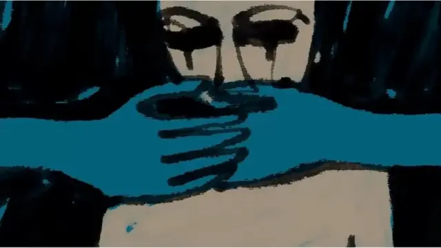 பாலியல் வல்லுறவு. சித்தரிக்கும் படம்.