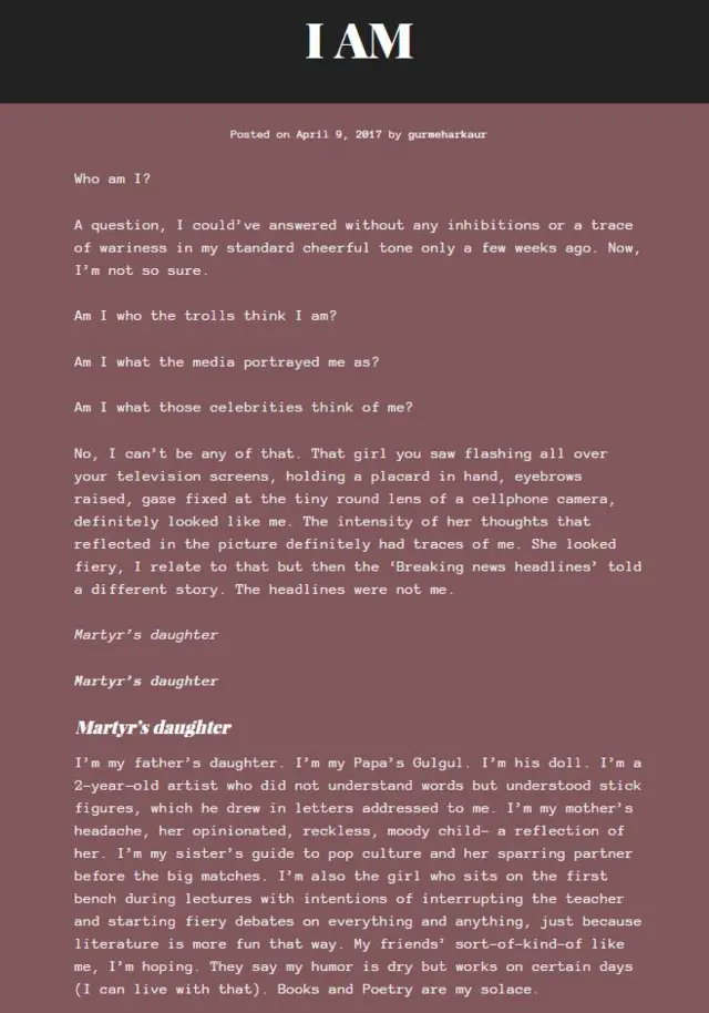 गुरमेहर कौर