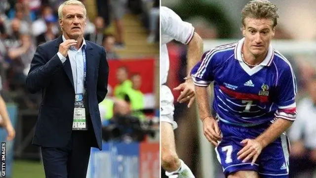 Deschamps como DT y jugador