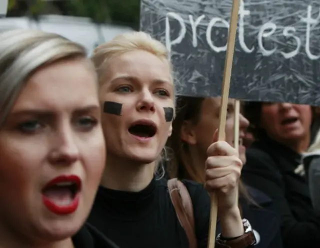 протесты в Польше