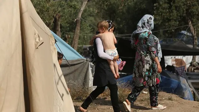 Moria refugee camp, Greece