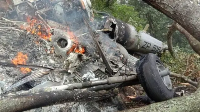 ہیلی کاپٹر حادثہ