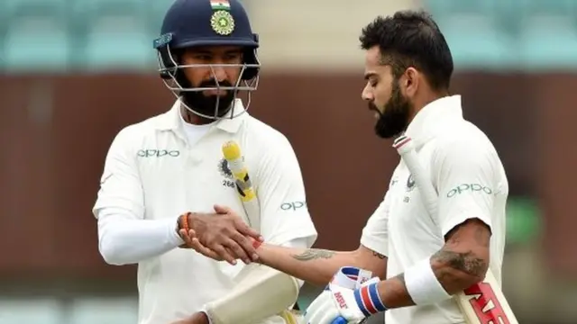 पुजारा और कोहली