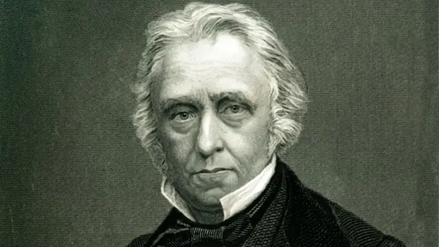 Impression d'un portrait de Thomas Babington Macaulay
