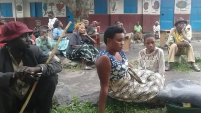 Warga di Uganda yang terdampak banjir.