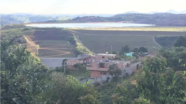 Vista da barragem